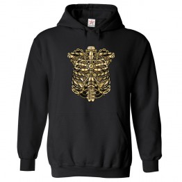 Steampunk Ribcage Unisex Classic Kids and Adults Pullover Hoodie					 									 									